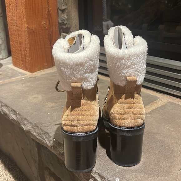 VACINTA HEELED COMBAT BOOTIE - Picture 4 of 11